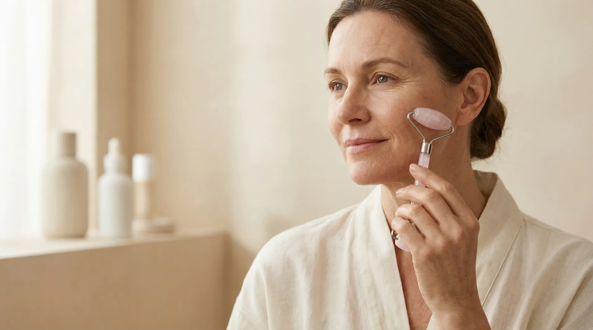 Self-Care "Zeit für dich": sanfte Routine mit Gesichtsmassage